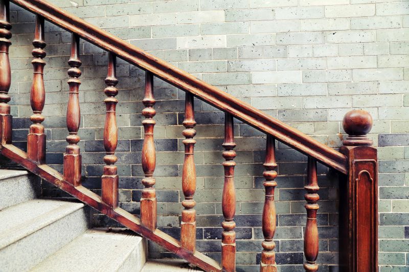 Wood Handrail Staining