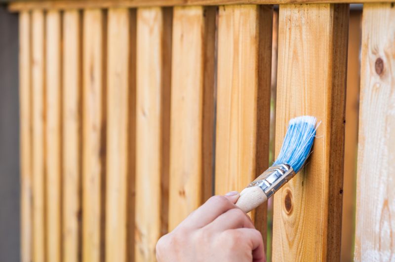 Wood Handrail Staining
