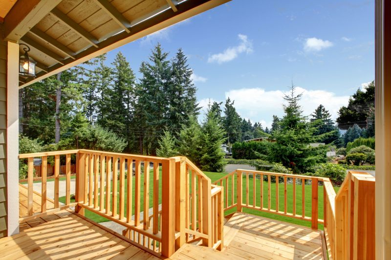 Wood Handrail Staining